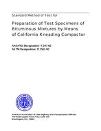 AASHTO T 247-02 AASHTO T 247-02