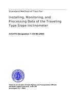 AASHTO T 254-80 (2004) AASHTO T 254-80 (2004)