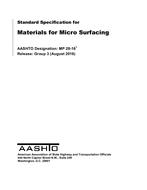 AASHTO MP 28-16