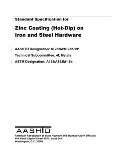 AASHTO M 232M/M 232 AASHTO M 232M/M 232