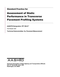 AASHTO PP 106 AASHTO PP 106
