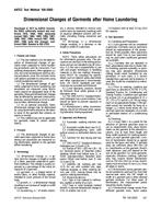 AATCC 150-2003 AATCC 150-2003