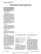 AATCC 42-2007 AATCC 42-2007