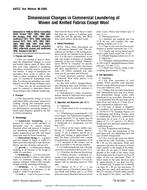 AATCC 96-2009 AATCC 96-2009