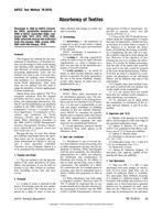 AATCC 79-2010 AATCC 79-2010