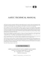 AATCC Technical Manual – 2018 AATCC Technical Manual - 2018