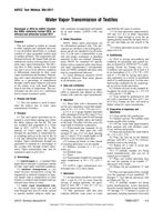 AATCC 204-2017 AATCC 204-2017