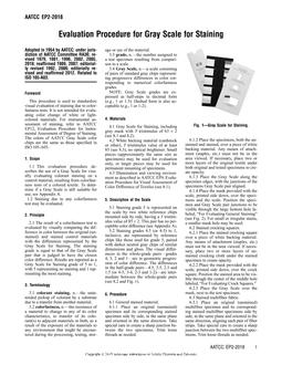 AATCC EP2-2018 AATCC EP2-2018