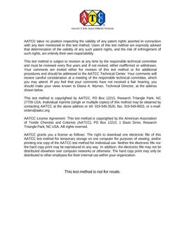 AATCC Mid 2020 Technical Manual AATCC Mid 2020 Technical Manual
