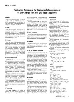 AATCC EP07 AATCC EP07