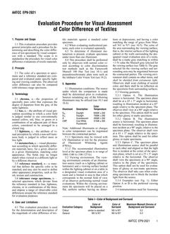 AATCC EP09 AATCC EP09