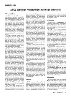 AATCC EP14 AATCC EP14