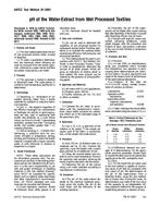 AATCC 81-2001 AATCC 81-2001