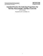 ACI 211.1-91 (R2009) ACI 211.1-91 (R2009)