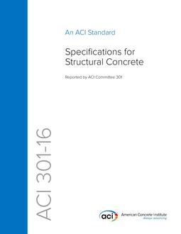 ACI 301-16