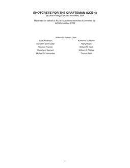 ACI CCS-4(08) ACI CCS-4(08)