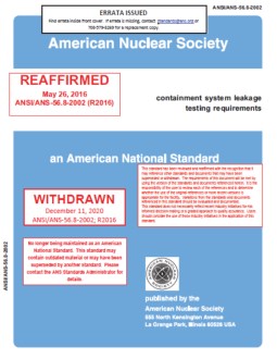 ANS 56.8-2002 (R2016) ANS 56.8-2002 (R2016)