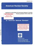 ANS 5.4-1982 ANS 5.4-1982