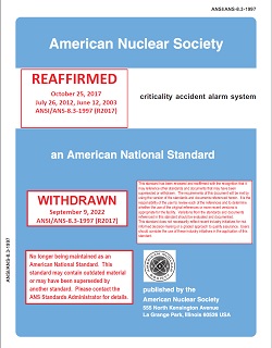 ANS 8.3-1997 (R2017) ANS 8.3-1997 (R2017)
