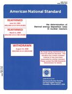ANS 19.3.4-1976 (R1989) ANS 19.3.4-1976 (R1989)