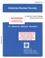 ANS 56.8-1994 ANS 56.8-1994