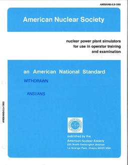 ANS 3.5-1993 ANS 3.5-1993