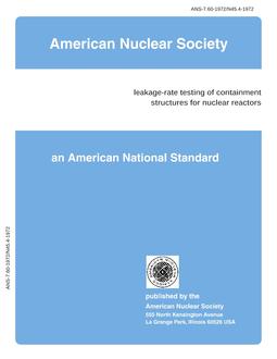 ANS 7.60-1972 (N45.4) ANS 7.60-1972 (N45.4)