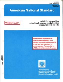 ANS 8.6-1975 (N16.3) ANS 8.6-1975 (N16.3)