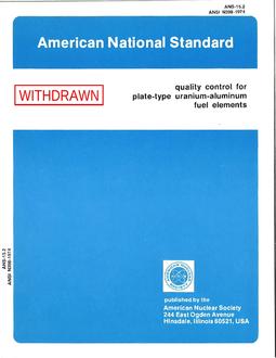 ANS 15.2-1974 ANS 15.2-1974