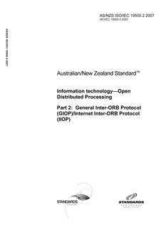 AS/NZS ISO/IEC 19500.2 AS/NZS ISO/IEC 19500.2