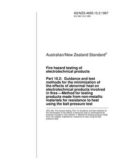 AS/NZS 4695.10.2:1997 AS/NZS 4695.10.2:1997
