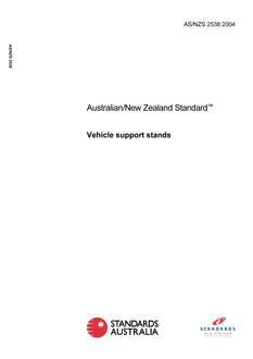 AS/NZS 2538:2004 AS/NZS 2538:2004