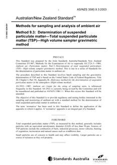 AS/NZS 3580.9.3:2003 AS/NZS 3580.9.3:2003
