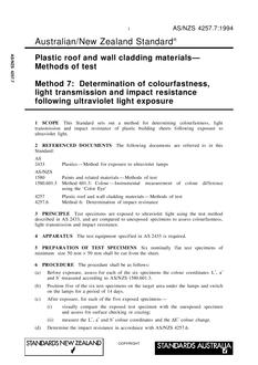 AS/NZS 4257.7 AS/NZS 4257.7