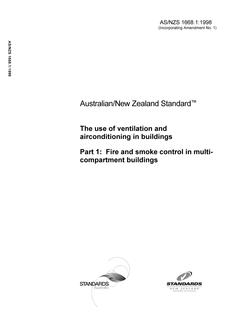 AS/NZS 1668.1:1998 AS/NZS 1668.1:1998