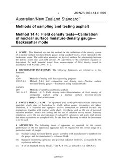 AS/NZS 2891.14.4:1999 AS/NZS 2891.14.4:1999