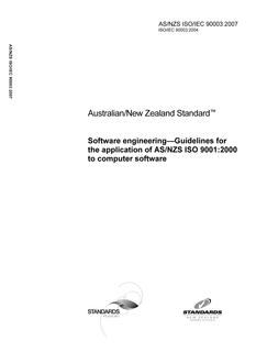 AS/NZS ISO/IEC 90003 PDF - Norm Library
