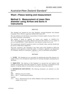 AS/NZS 4492.3 AS/NZS 4492.3