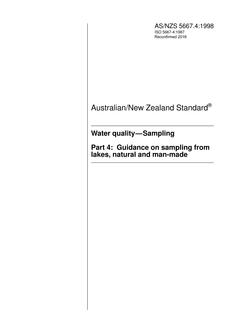 AS/NZS 5667.4 AS/NZS 5667.4