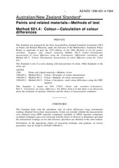 AS/NZS 1580.601.4 AS/NZS 1580.601.4