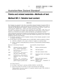 AS/NZS 1580.501.1 AS/NZS 1580.501.1