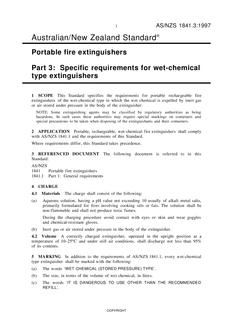 AS/NZS 1841.3:1997 AS/NZS 1841.3:1997