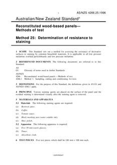 AS/NZS 4266.25:1996 AS/NZS 4266.25:1996