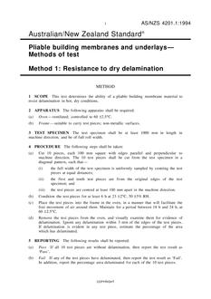 AS/NZS 4201.1 AS/NZS 4201.1