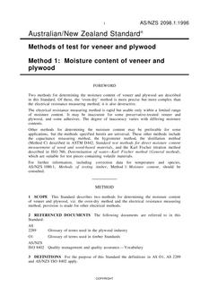 AS/NZS 2098.1:1996 AS/NZS 2098.1:1996