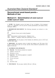 AS/NZS 4266.21:1996 AS/NZS 4266.21:1996