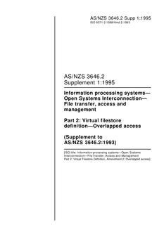AS/NZS 3646.2 SUPP 1