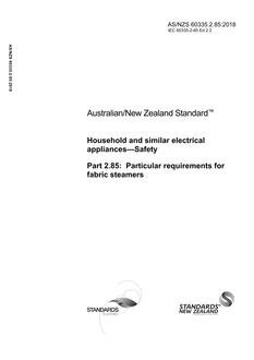AS/NZS 60335.2.85