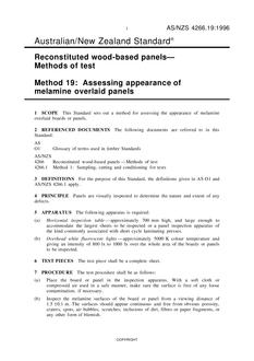 AS/NZS 4266.19:1996 AS/NZS 4266.19:1996