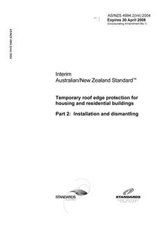 AS/NZS 4994.2(INT):2004 AS/NZS 4994.2(INT):2004
